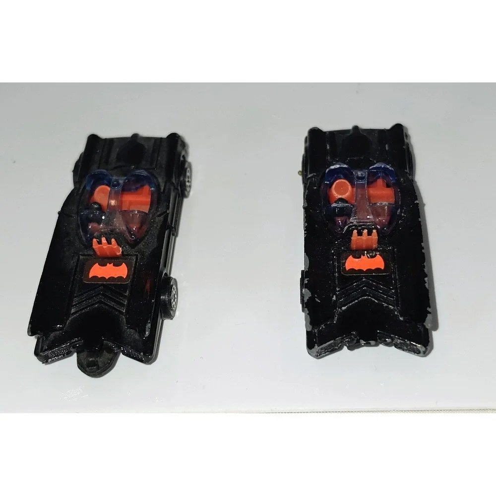 3 Vintage Corgi  Batmobiles With Batboat Batman & Robin Figures 1:64
